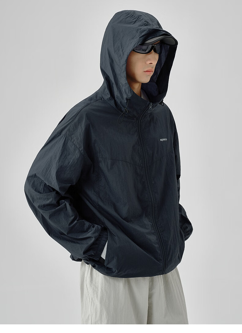 TonLion 2026 Summer New Men's Hooded Sun Protection Sports Casual Outdoor Loose Relaxed Premium Jacket 11