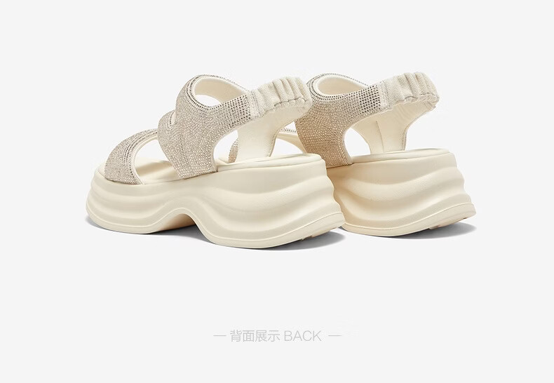 Basto 26 Summer Dad Style Sports Sandals Fashion Casual Outdoor Women's Shoes BP575BL6 Apricot 37 12