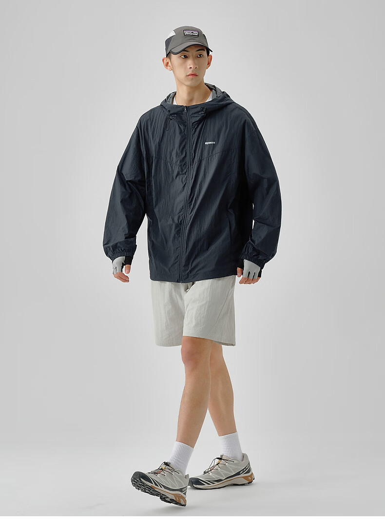 TonLion 2026 Summer New Men's Hooded Sun Protection Sports Casual Outdoor Loose Relaxed Premium Jacket 10