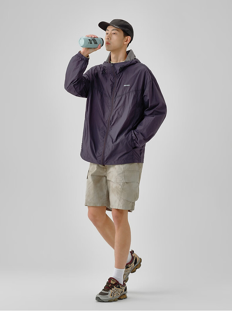TonLion 2026 Summer New Men's Hooded Sun Protection Sports Casual Outdoor Loose Relaxed Premium Jacket 15