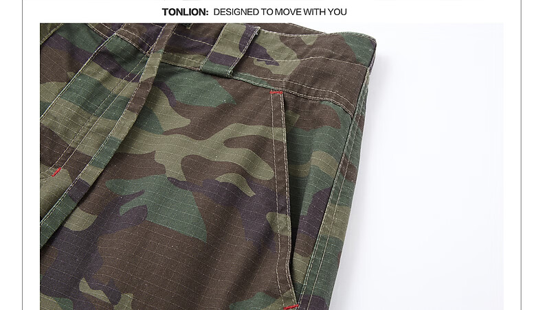 TonLion 2026 Summer Women's Camouflage Casual Cropped Pants Trendy Fashion Camouflage Capri Pants 17