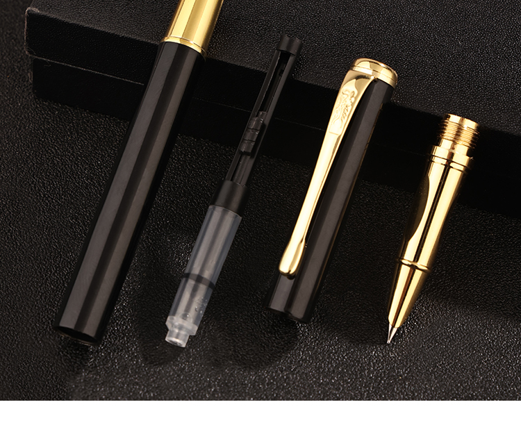 罗氏金属铱金钢笔学生书写练字用商务办公财务专用高档硬笔书法笔合同