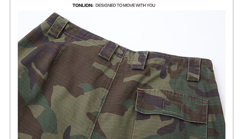 TonLion 2026 Summer Women's Camouflage Casual Cropped Pants Trendy Fashion Camouflage Capri Pants 20