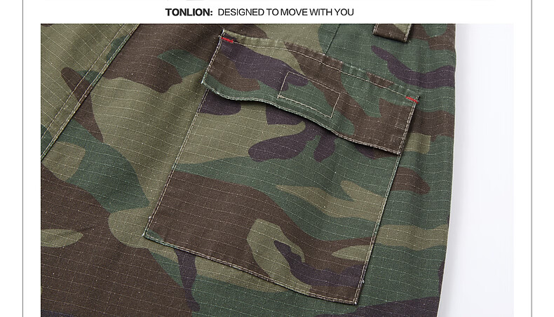 TonLion 2026 Summer Women's Camouflage Casual Cropped Pants Trendy Fashion Camouflage Capri Pants 21