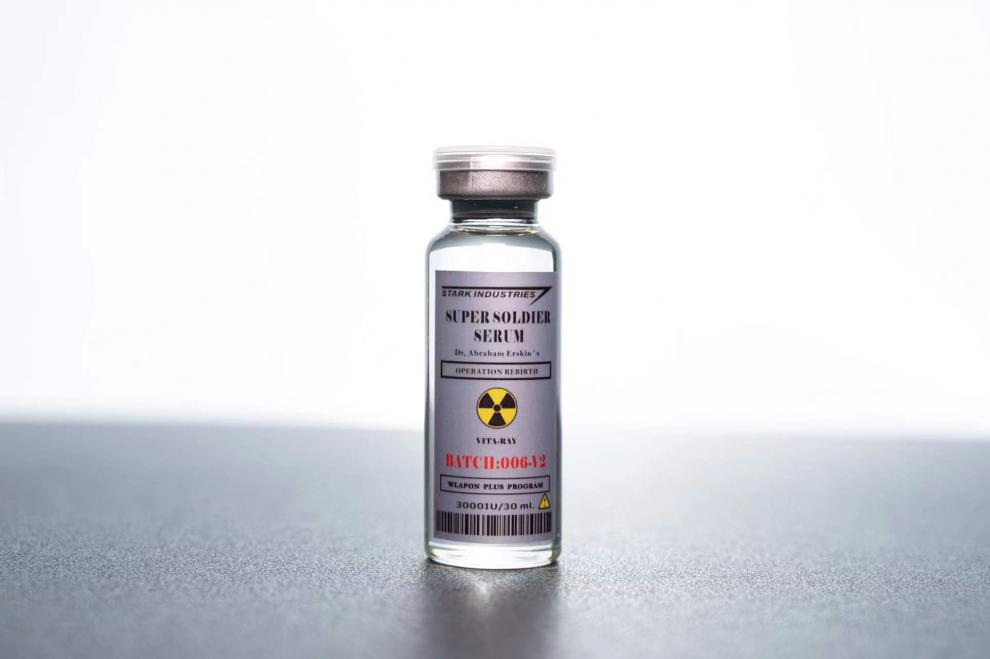 生化危机8周边t病毒g病毒西林瓶注射器手工定制模型 t-virus g-virus