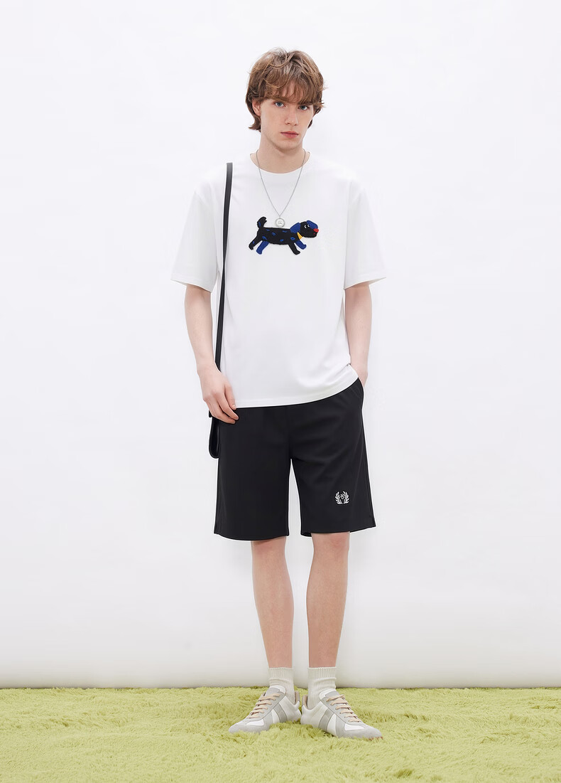 Gxgjeans Men's Small Label Design Sporty Loose Fit Cargo Casual Shorts 26 Summer New Black 175/L 7