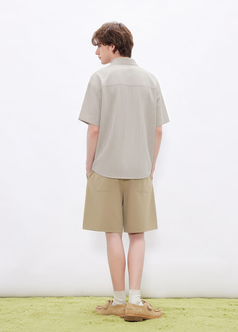 Gxgjeans Men's Split Design Cargo Functional Casual Shorts 26 Summer New Khaki 180/XL 9