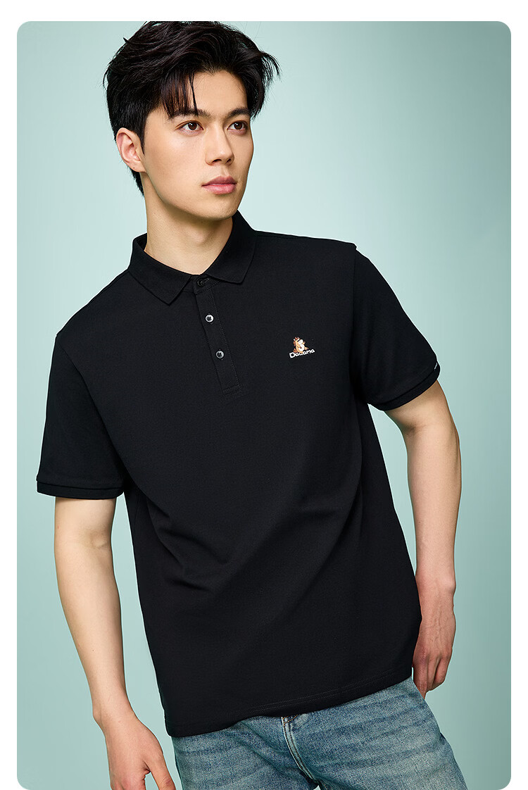 HLAHLA Men's Short Sleeve Polo Shirt 26 Year of the Horse Series Happy Horse Summer Father's Day Gift 9