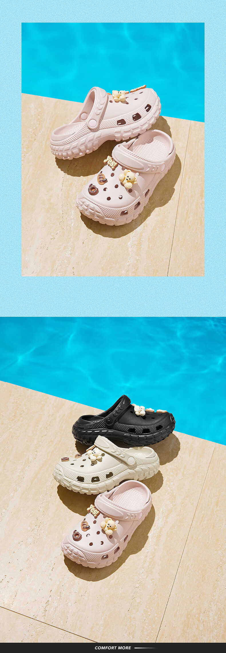 Hotwind Women's Summer New Fashion Height-Increasing Thick-Soled Clogs Casual Cute Beach Outdoor Slippers 9