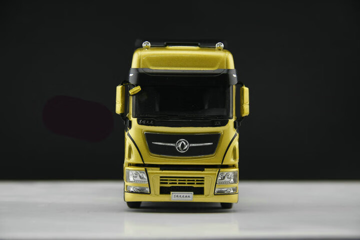 1:43东风天龙旗舰kx牵引车天龙拖头重卡合金卡车模型 金卡车模型