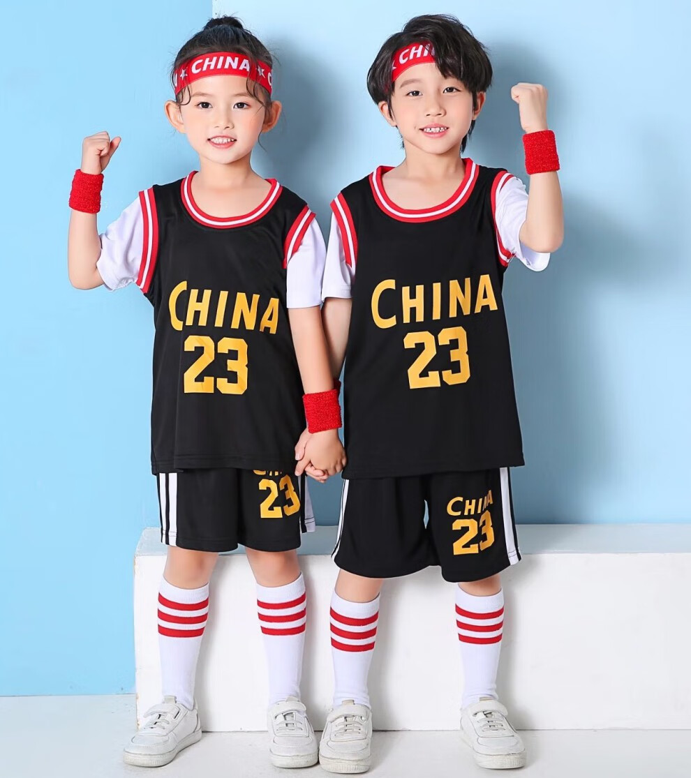菲凡阁男童篮球服幼儿园篮球服套装男童球衣订制儿童小学生表演服女