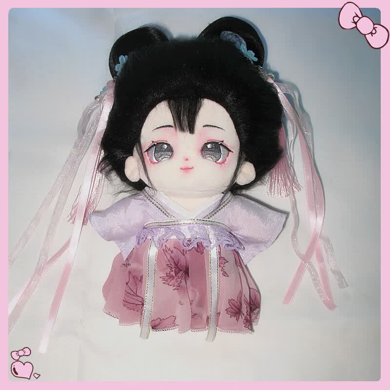 棉花娃娃古装衣服 无属性20/15厘米棉花娃娃古风衣服古装娃衣套装女