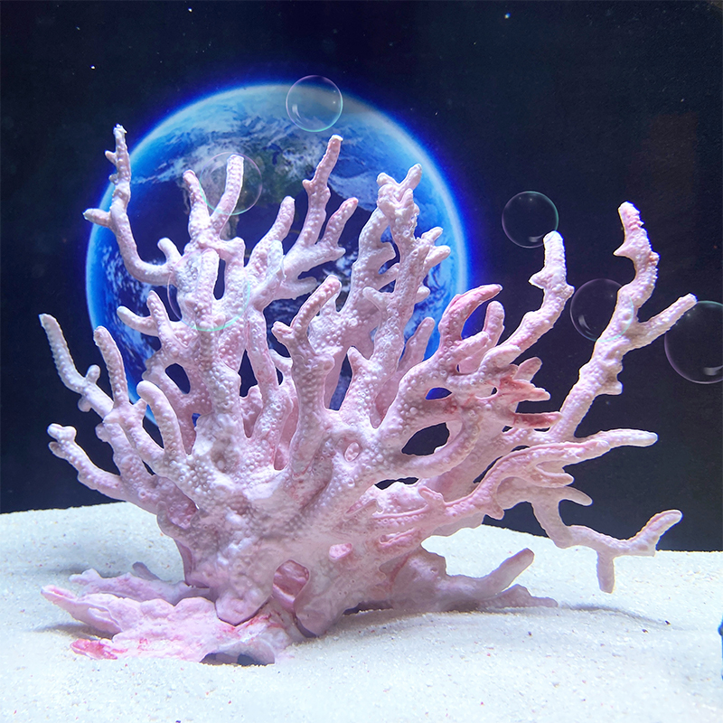 鱼缸仿真珊瑚造景水草植物海底世界假花假草水族箱装饰摆件布景绿色