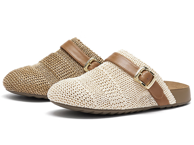 Hotwind Vintage Birkenstock Style Women's Slip-On Sandals 2026 Autumn New Versatile Mules 2