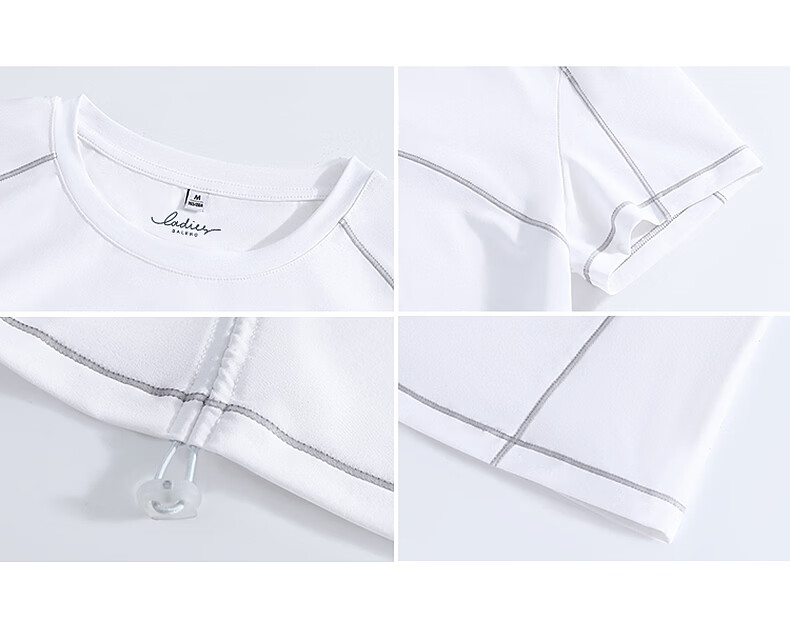 Baleno S&K UPF50+ Sunscreen Short Sleeve T-Shirt Women 2026 Summer New 7A Antibacterial Cooling Quick-Dry Sports Top 15