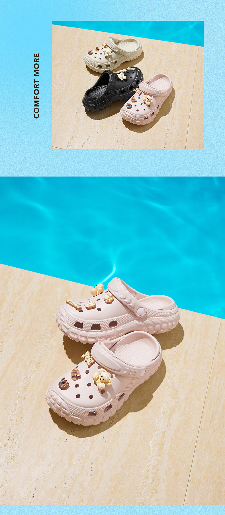 Hotwind Women's Summer New Fashion Height-Increasing Thick-Soled Clogs Casual Cute Beach Outdoor Slippers 8