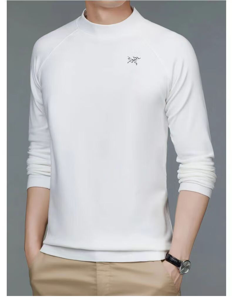 官方自营联名鸟牌画骨鸟绣花卫衣大鸟牌抓绒长袖t恤男秋冬新款高端