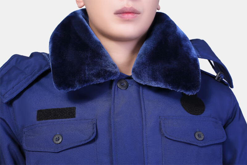 际华大衣 际华深蓝色消防作训大衣防寒保暖加厚备勤大衣火焰冬季抗寒