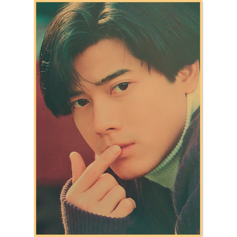 海报墙纸8090年代港台歌星海报怀旧老照片酒吧餐厅挂画墙贴 17【图片