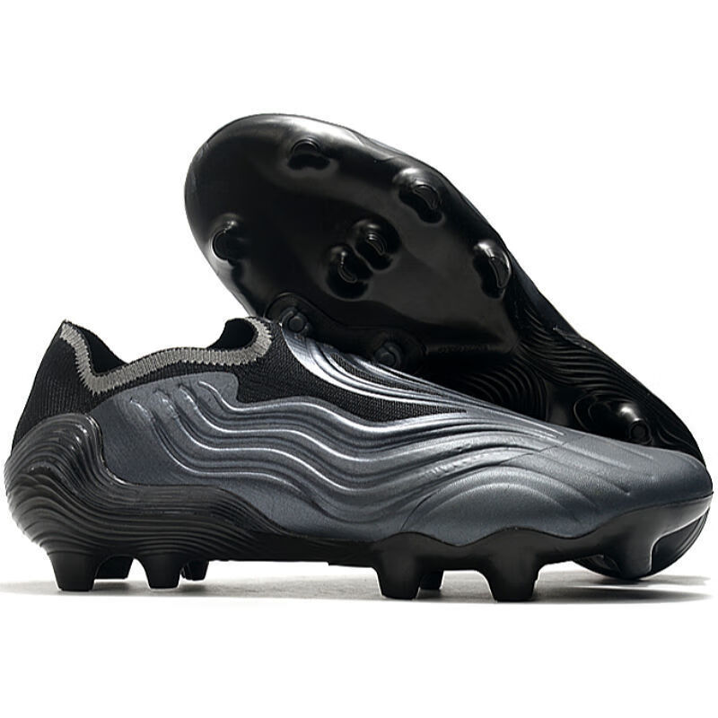 梅西x系列实战迪巴拉专属钉低帮sense天然草足球鞋 白灰橘ag 40.