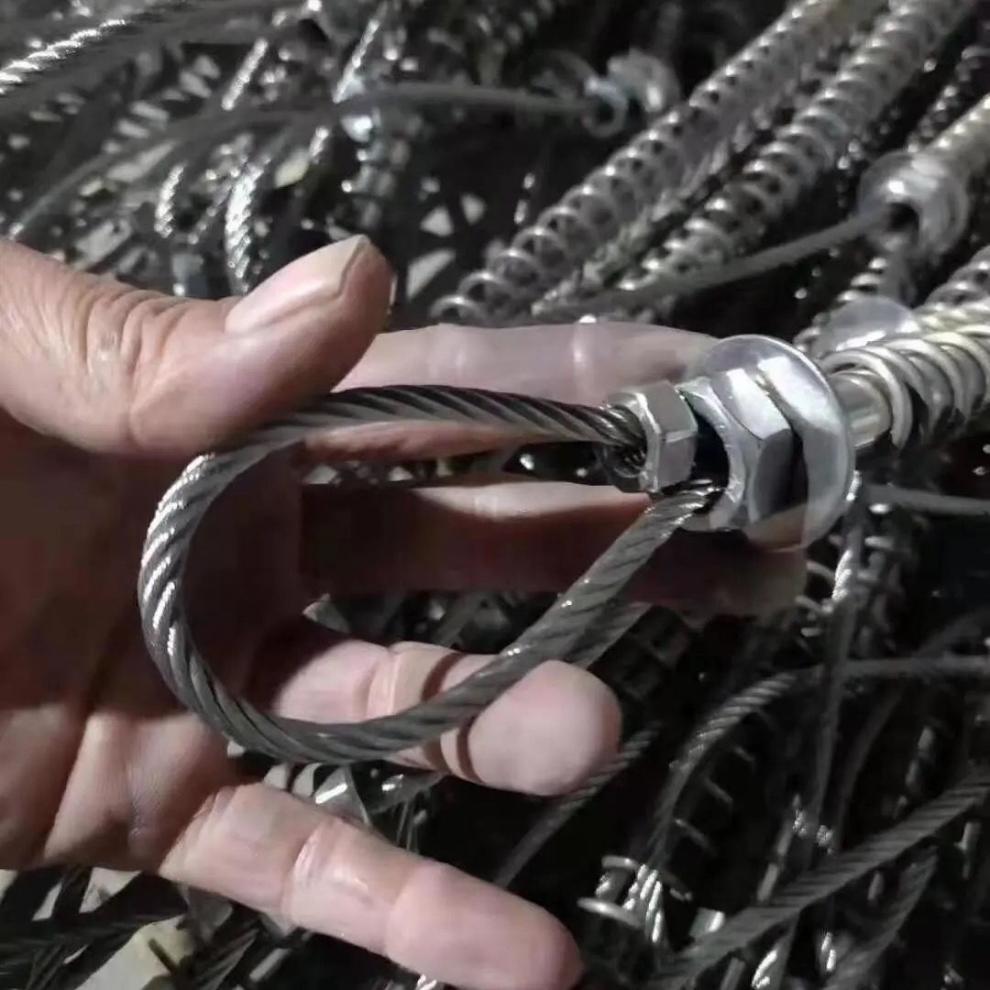 一卷绣钢丝绳拉绳304弹簧钢丝弹簧三节绳弹簧钢丝套单向锁弹簧叁节双