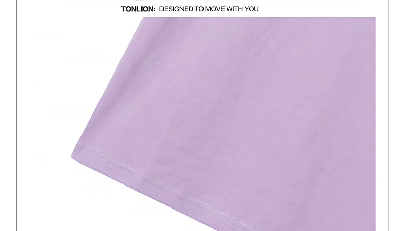 TonLion 2026 Summer Women's Short Sleeve Letter Print Mid-Length T-Shirt Casual Loose Colorblock Fashion High-End Women's T-Shirt 14
