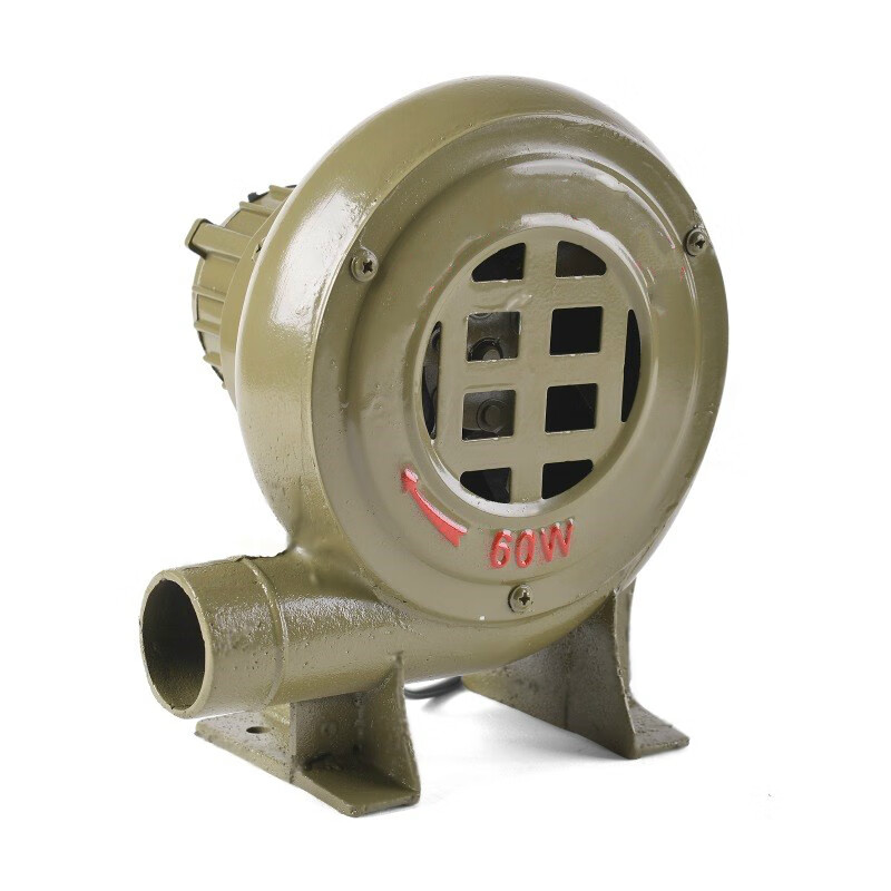 鼓风机小型家用220v电动鼓风机鸡蛋仔烧烤助燃炉灶吹风机铸铁全铜线40