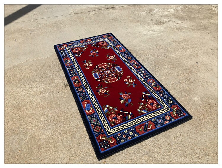 炫丰 蒙古国纯毛手工地毯 藏毯 道羊毛古典藏式床边地毯 厘米 如图2