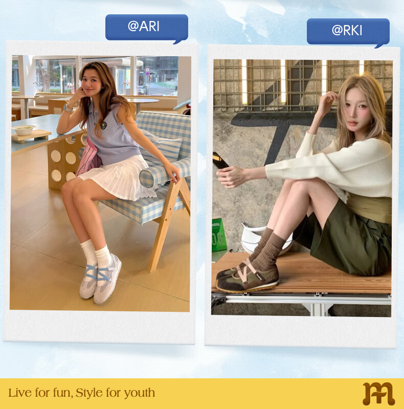 TEENMIX Hou Minghao Recommended QQ Soft Candy Soft-Soled Ballet Forrest Gump Training Sneakers Mary Jane Shoes Women's Shallow Mouth Flats 5