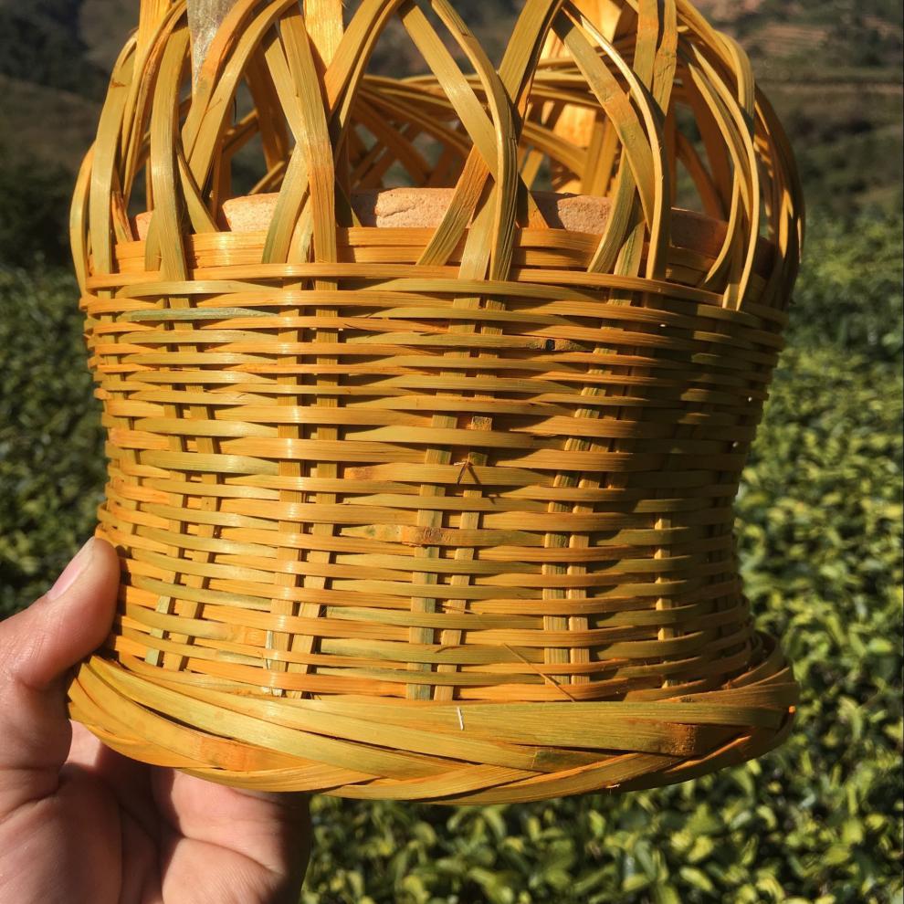 闽南特色工艺品竹编火笼结婚专用竹火炉取暖炉暖手宝火炭竹笼大号高20