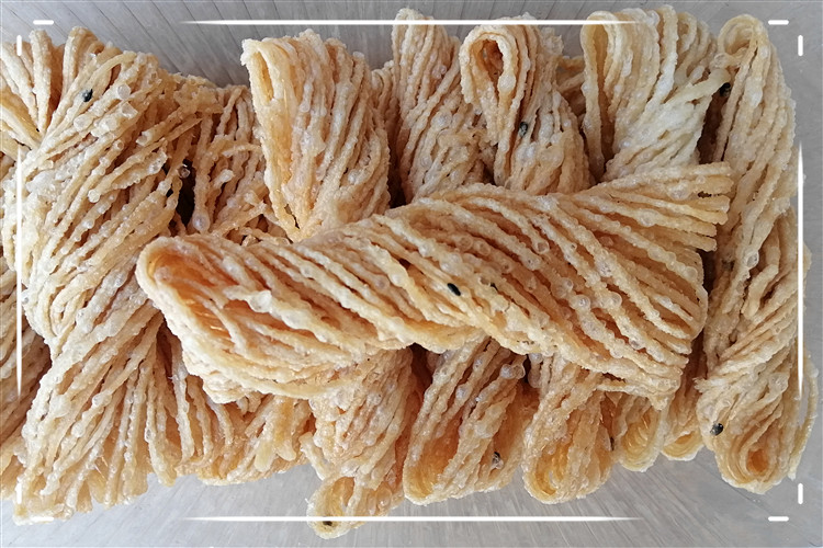 徐州特产金丝蝴蝶馓子芝麻小馓子麻花230g4盒油炸小吃烙馍卷馓子