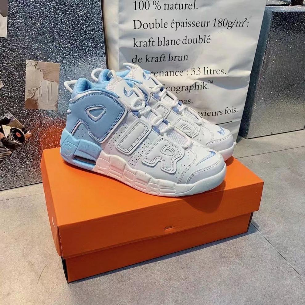 皮蓬大air女鞋薄荷绿牛仔蓝熊猫黑白男鞋真气垫皮蓬薄荷绿送礼品39