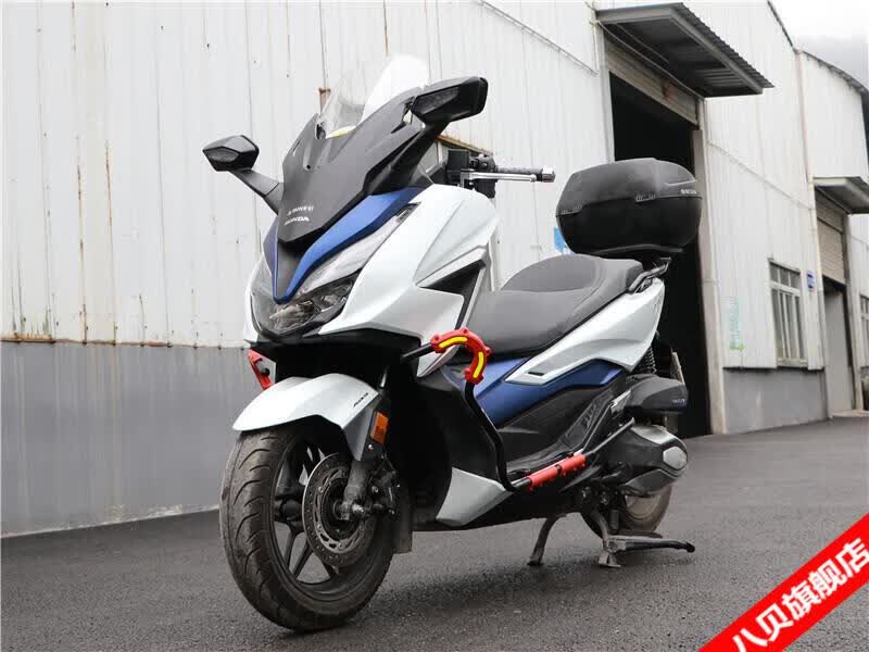 适用于本田佛沙nss350保险杠改装防摔护杠forza350踏板车防护配件 22a