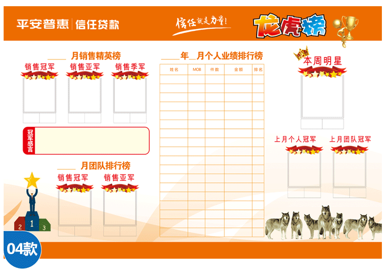 定制磁性软白板销售业绩表pk龙虎榜印刷公告通知栏企业文化墙贴纸【图