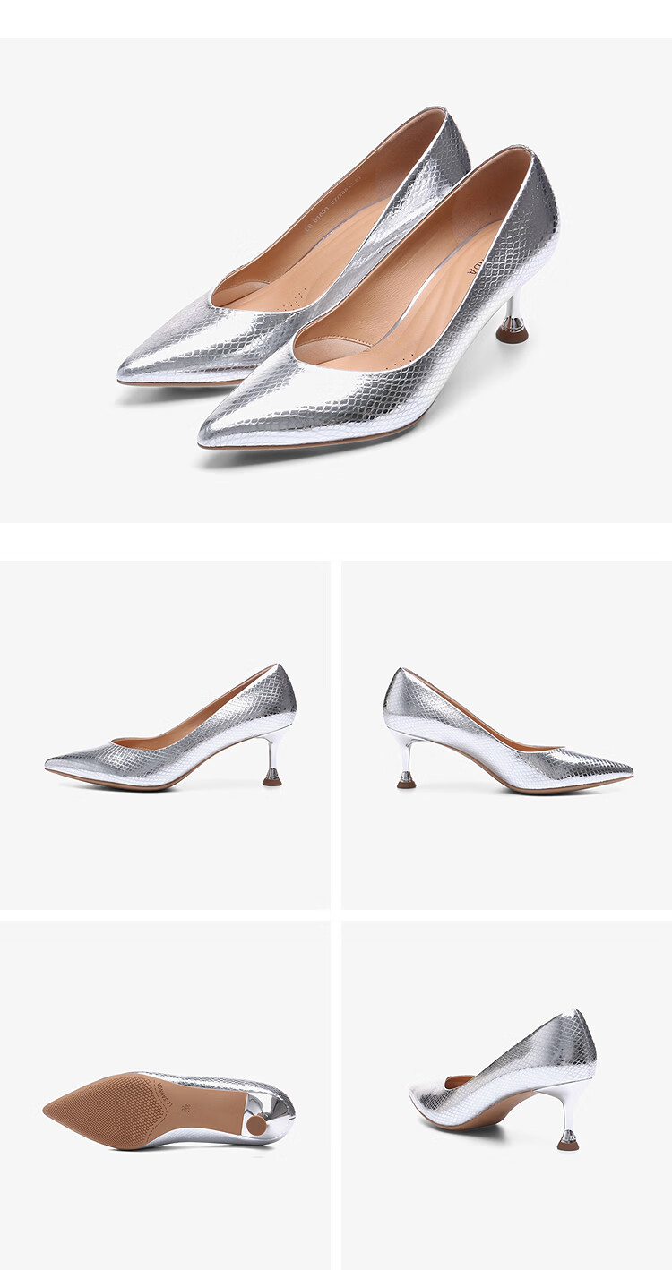 Laird & Dane 2026 Summer New Elegant Pointed Toe Commuter Wedding Shoes French Genuine Leather High Heels Women 7M61603 26