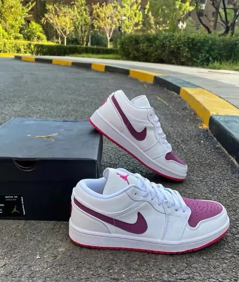 gs白粉桃心低帮板鞋学生校园纯原公司级 aj情人节 36