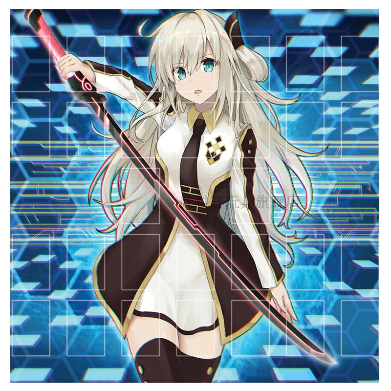 垫双人决斗盘定制橡胶otcg卡牌垫对战桌游垫playmatdiy 灰流丽双人版