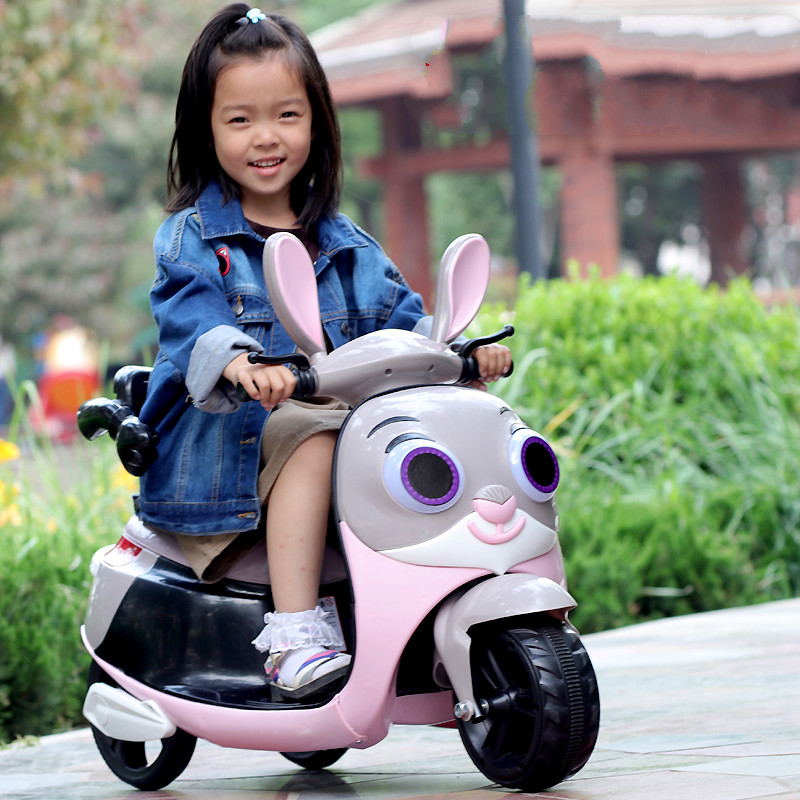 新款婴幼儿童电动车摩托车三轮车男女宝宝电瓶车可坐可骑大号童车 双