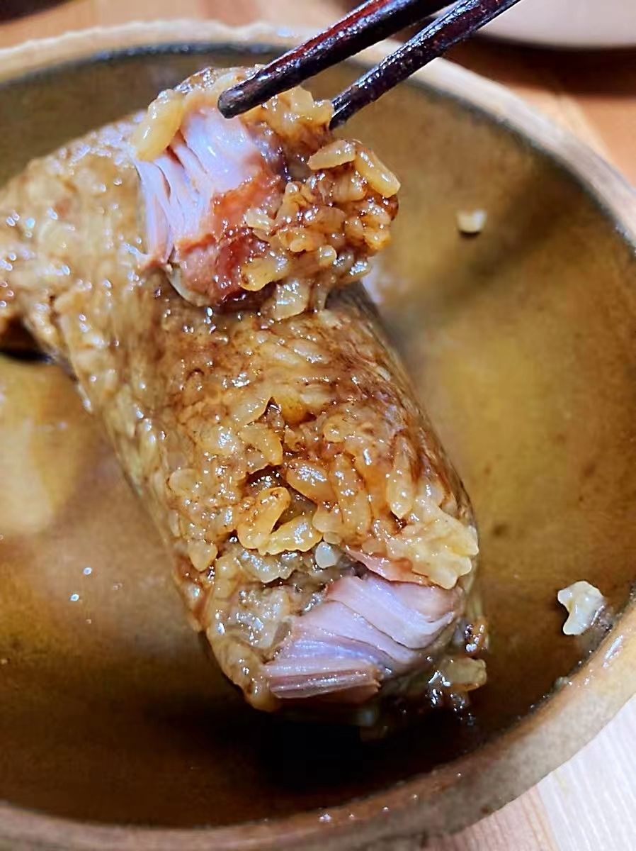 湖州国芳粽子五花肉粽子湖州特产粽子蛋黄大肉粽子非嘉兴粽子 板栗