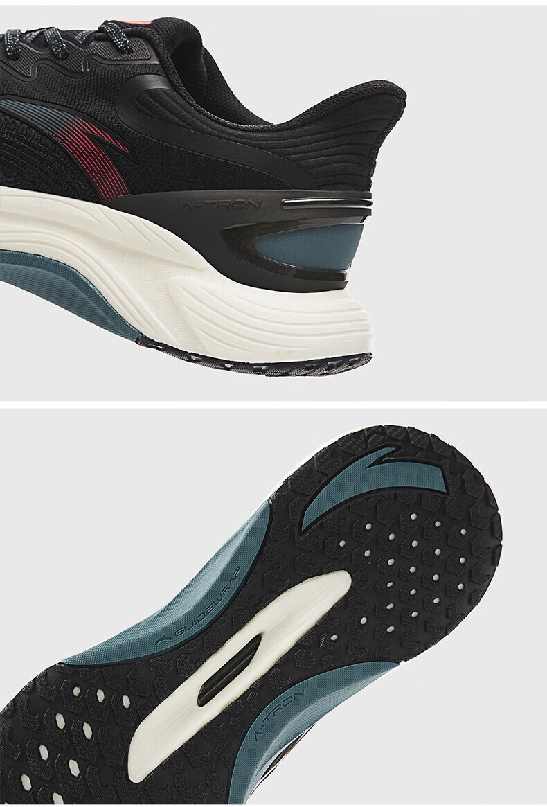 【创跑3代lite】安踏运动鞋男鞋2022冬季新款虫洞科技缓震跑步鞋子男