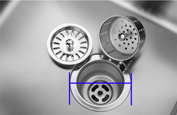 欧琳原装水槽下水器配件114单层双层不锈钢140下水漏 落水器40 50 114