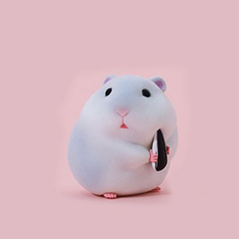 迪士尼(disney)网红吃货小仓鼠 树脂可爱萌宠车载桌面摆件 生日礼物肓