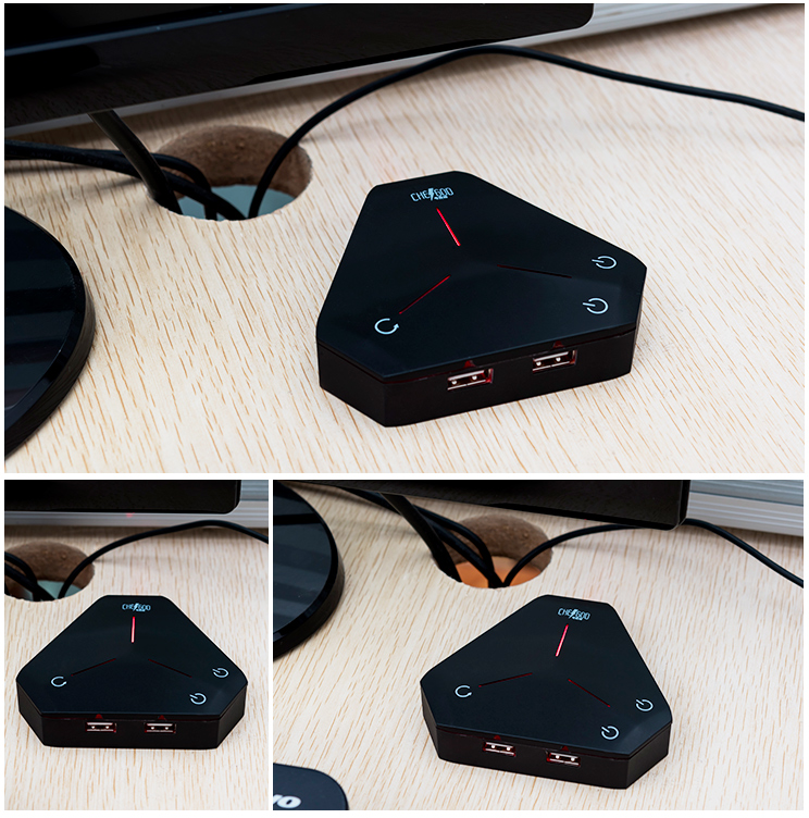 桌面电脑开关网吧网咖家用机箱外接外置主机电源启动开关机按钮绿色