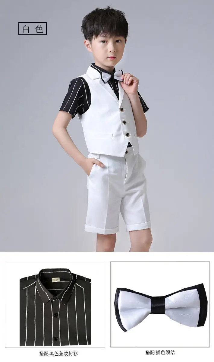 迪士尼(disney)官网新品男童西装套装春秋夏季小主持人服装男孩钢琴演