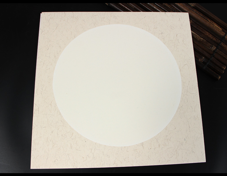 加厚宣纸国画卡纸扇面宣纸卡纸空白熟宣纸工笔画 书法专用纸镜片儿童