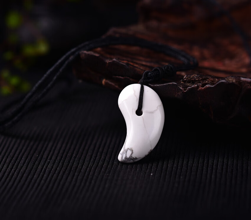 昂比熊新品红黑玛瑙勾玉吊坠男女款项链太极阴阳鱼挂坠饰品黑曜石