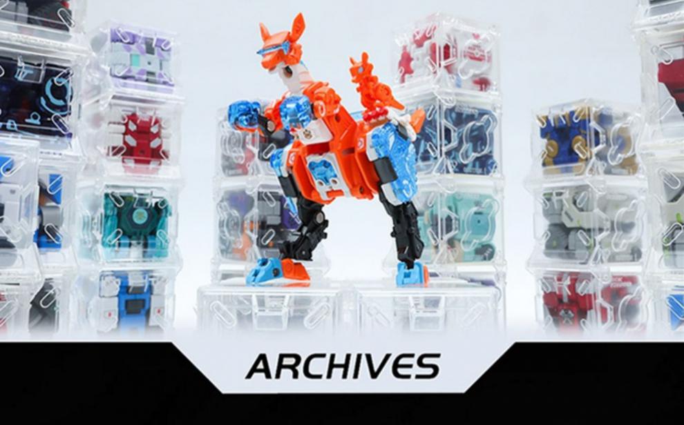 【京品优选】猛兽匣猛兽匣系列bb—35反弹球袋鼠变形方块模型男孩玩具