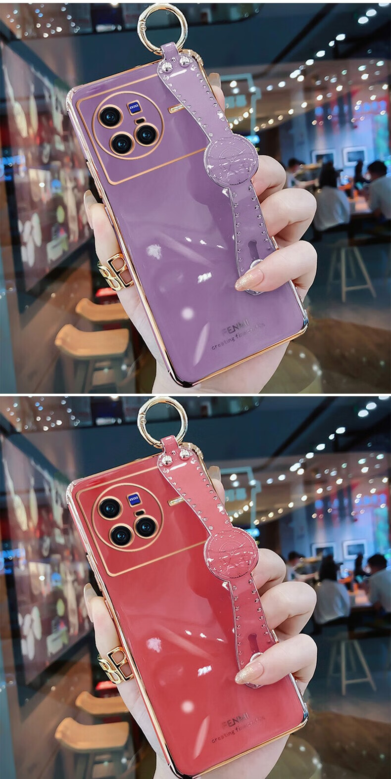 vivox90手机壳套腕带x90pro十 支架5g全包vivix90镜头保护套女款防摔
