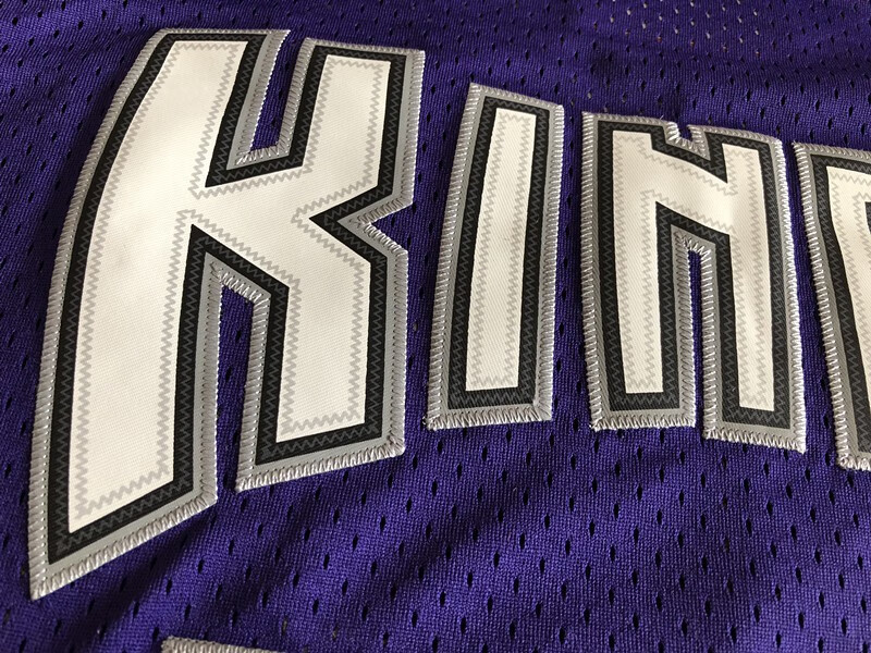 滕讯体育nba专营经典国王队55号白巧克力球衣复古sw威廉姆斯篮球服