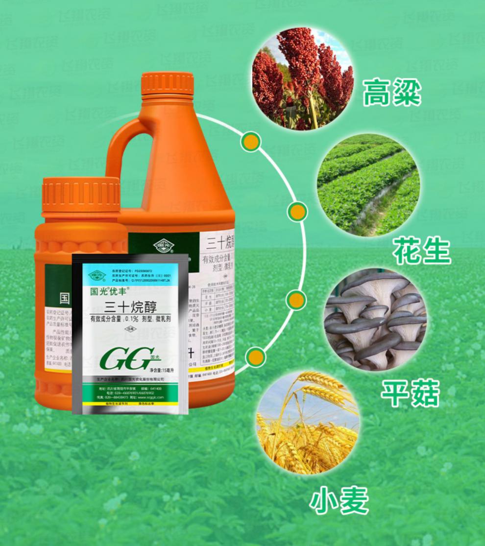 国光优丰三十烷醇 三十烷醇促芽增产柑橘果树蔬菜花卉植物生长调节剂